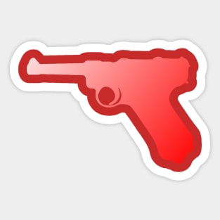 Luger Red Sticker